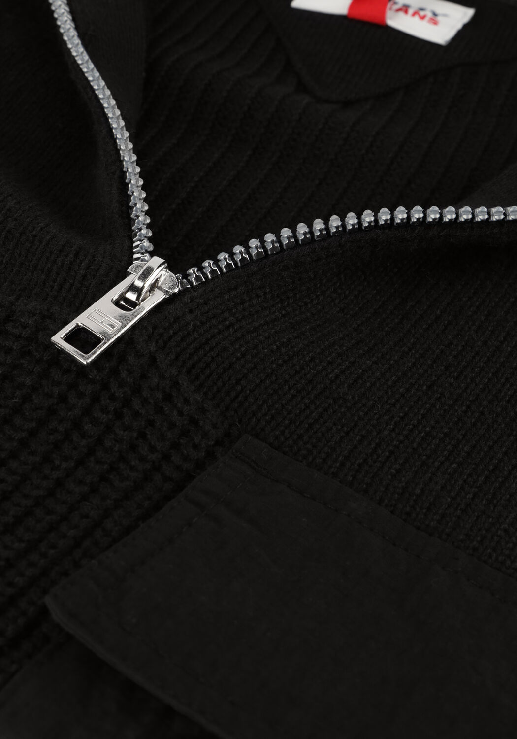 Zwarte TOMMY JEANS Trui TJM CHECK SHERPA LINED OVERSHIRT - large