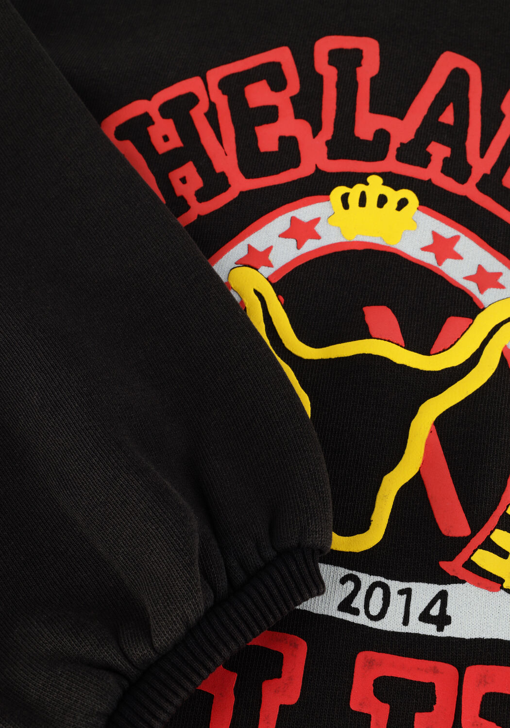 Zwarte ALIX MINI Mini jurk VARSITY SWEAT DRESS - large