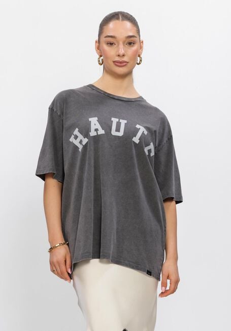 Zwarte HAUTE L'AMITI&Eacute; Tops & T-shirts NOMA ACID CURVE LOGO TEE - large