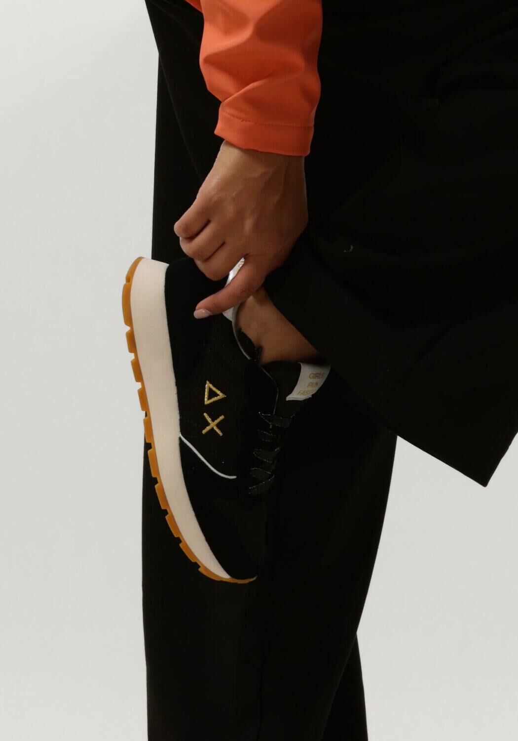 Zwarte SUN68 Lage sneakers ALLY GLITTER - large