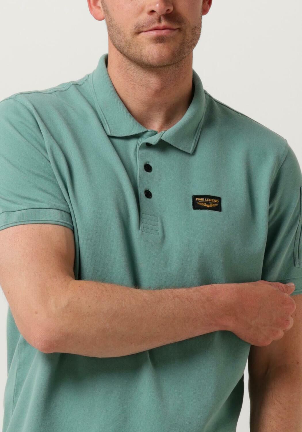 PME LEGEND Heren Polo's & T-shirts Short Sleeve Polo Trackway Blauw