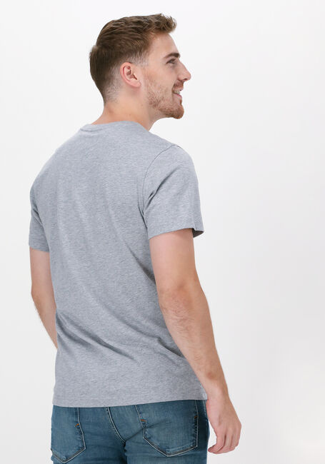 Lichtgrijze TOMMY JEANS T-shirt TJM REGULAR CORP LOGO C NECK - large