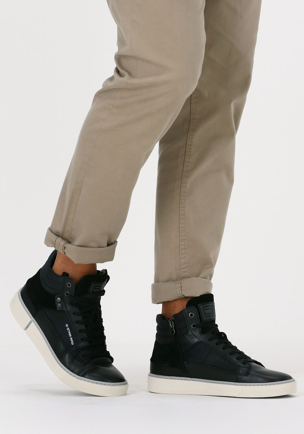 Zwarte G-STAR RAW Hoge sneakers RAVOND MID BSC M - large