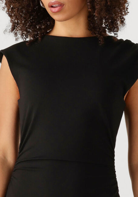 Zwarte EDITED Midi jurk WIARA DRESS - large