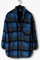 Blauwe PENN & INK Mantel COAT TEDDY