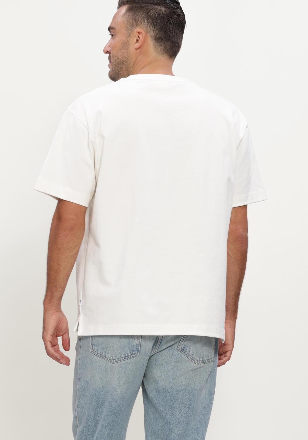 Gebroken wit JC RAGS T-shirt T-SHIRT SHORT SLEEVE ARVIN EMBRO - large