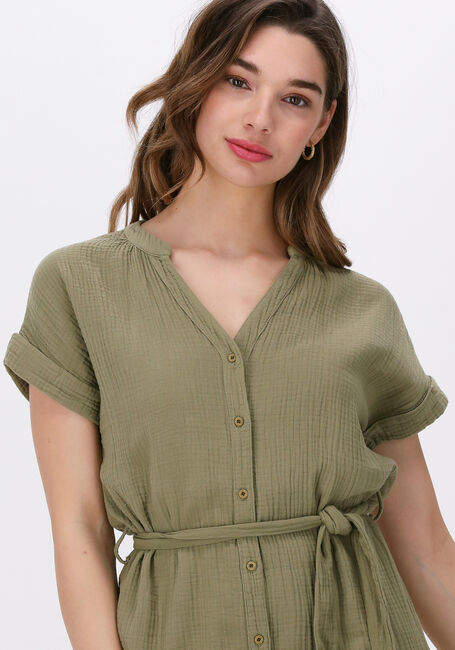 Groene CIRCLE OF TRUST Midi jurk FILIPA DRESS - large