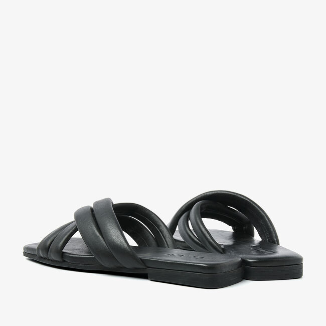 Zwarte VIA VAI Slippers KIKI LOT - large