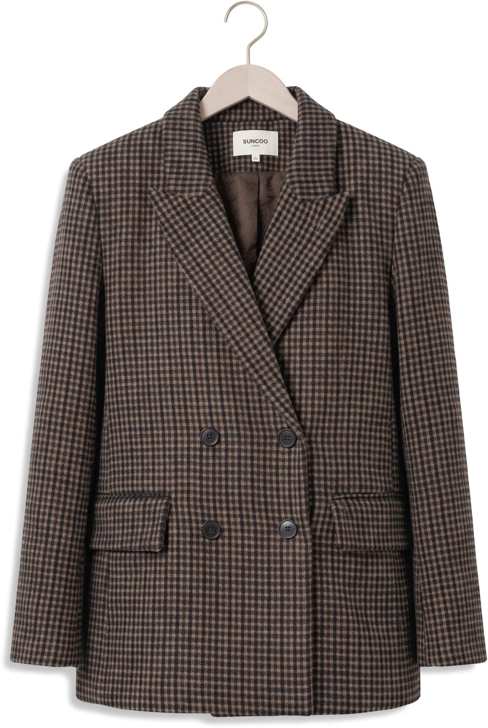 SUNCOO Dames Blazers Ducky Bruin
