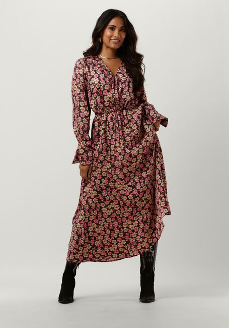 Roze SECOND FEMALE Midi jurk VICTORY V-NECK DRESS - large