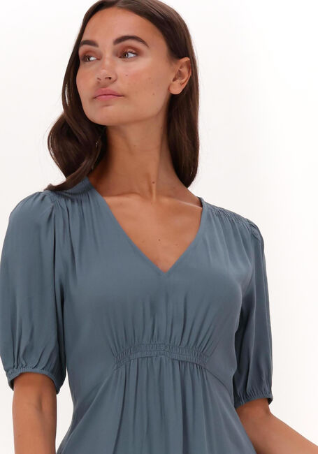 Blauwe MODSTRÖM Midi jurk RAVEN LONG DRESS - large