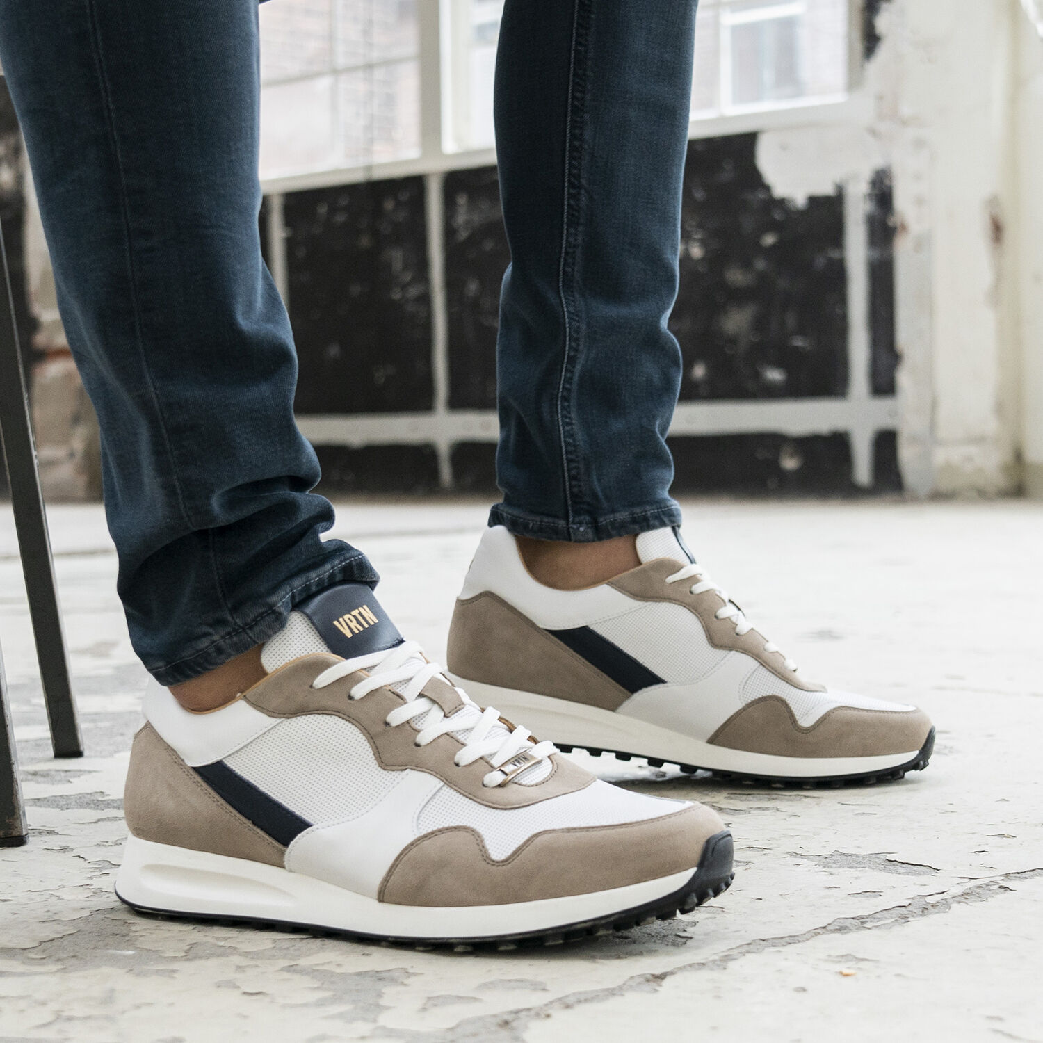 Taupe VERTON Lage sneakers 9337A - large