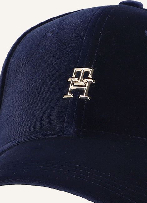 Blauwe TOMMY HILFIGER Pet TH EVENING VELVET CAP Blauwe TOMMY HILFIGER Pet TH EVENING VELVET CAP - large
