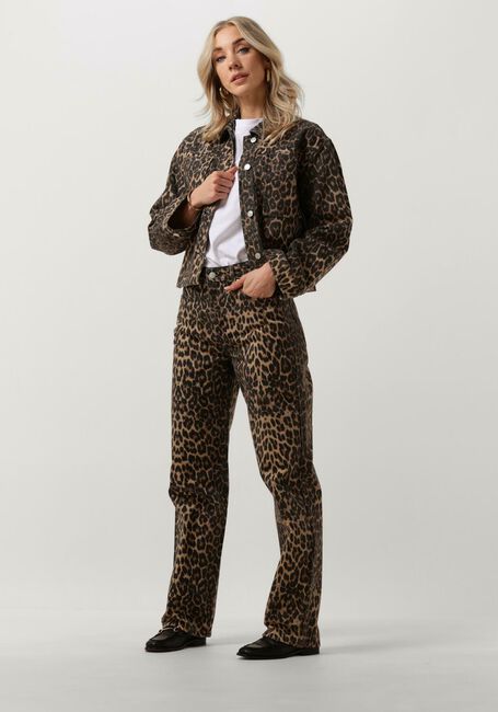 Bruine NEO NOIR Jack EMILIA LEOPARD JACKET - large