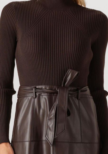 Bruine TWINSET MILANO Midi jurk 252TT3560 - large