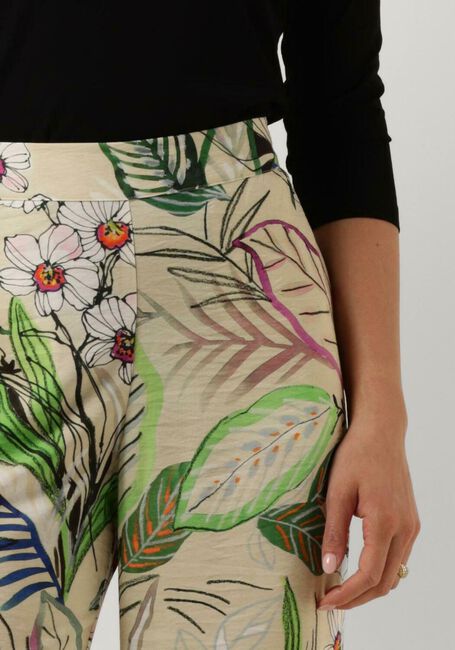 Zand JANSEN AMSTERDAM Wijde broek WB429 PRINTED LONG PANTS - large