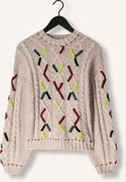 Roze POM AMSTERDAM Trui CABLE PINK Roze POM AMSTERDAM Trui CABLE PINK - medium