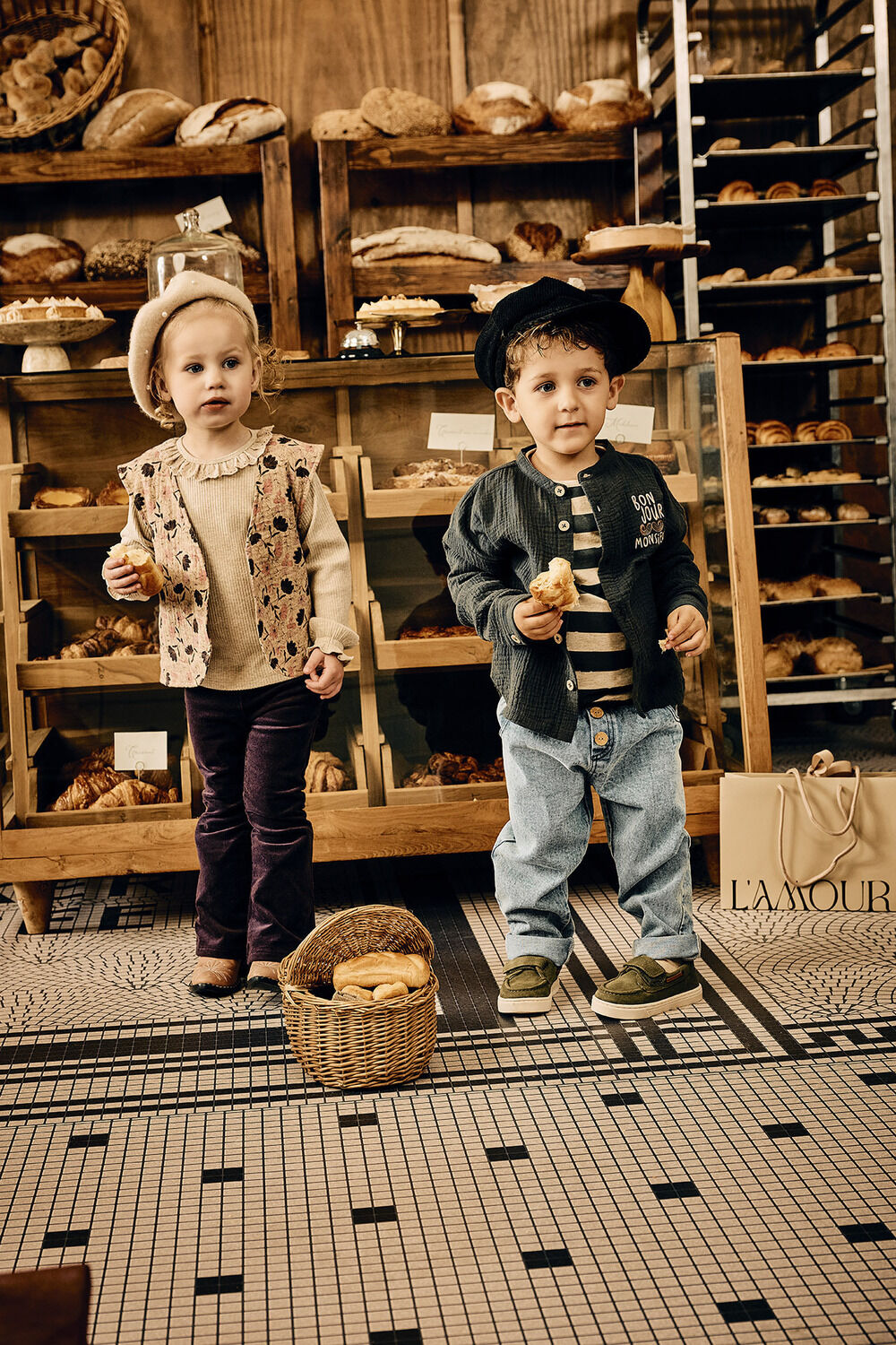 Paarse Z8 Flared broek SHIRLEY - large