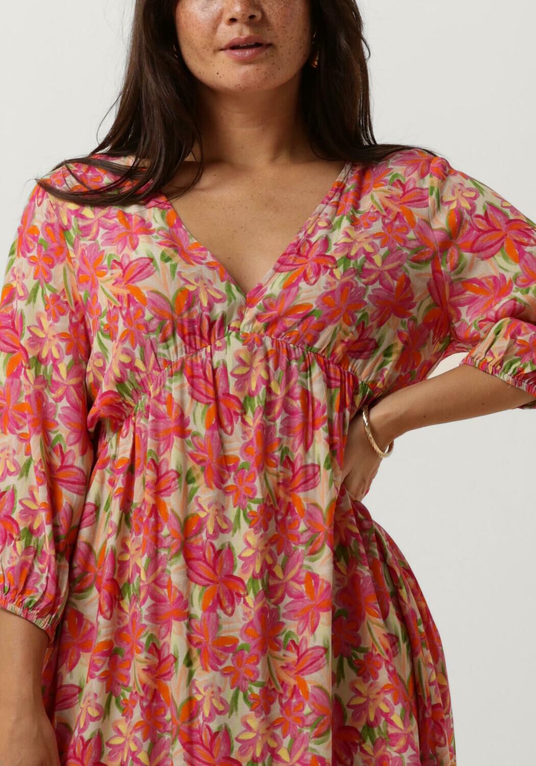 YDENCE Dames Jurken Dress Kyra Fuchsia
