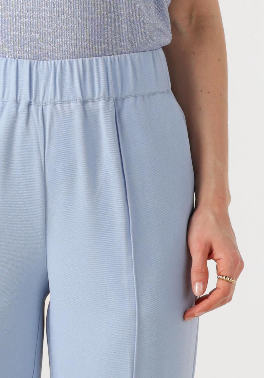 ANOTHER LABEL Dames Broeken Estelle Pants Lichtblauw