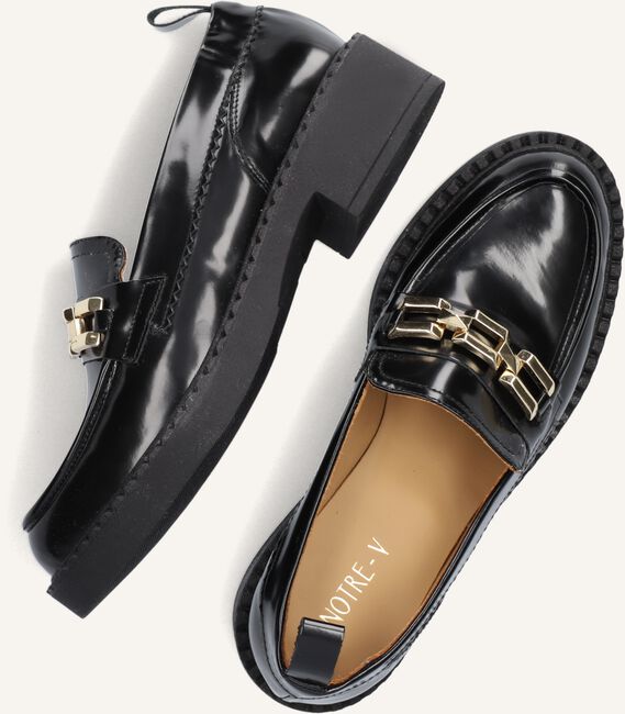 Zwarte NOTRE-V Loafers TINA02 Zwarte NOTRE-V Loafers TINA02 - large
