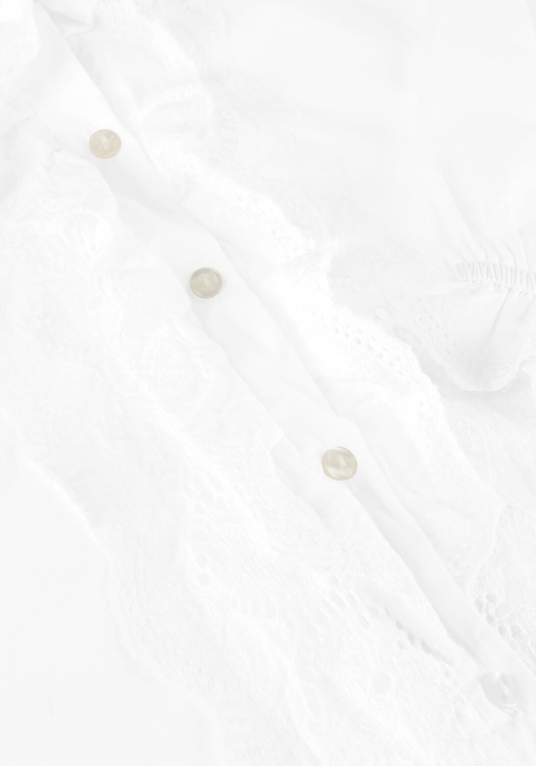 Witte LOLLYS LAUNDRY Blouses PAVIALL SHIRT LS - large