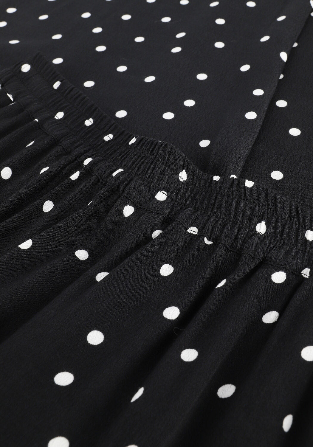 Zwarte MODSTR&Ouml;M Wijde broek RIDDER PRINT PANTS - large