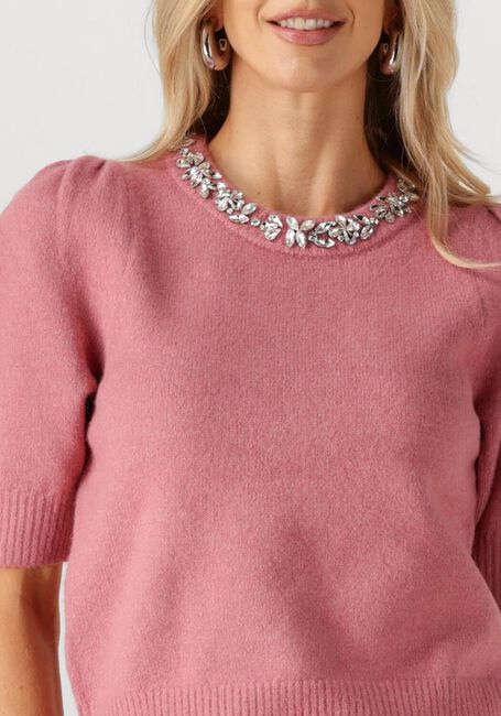 Roze NEO NOIR Truien/vesten MAIA STONE KNIT BLOUSE - large