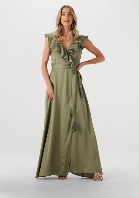 Khaki NEMA Maxi jurk N162 - large