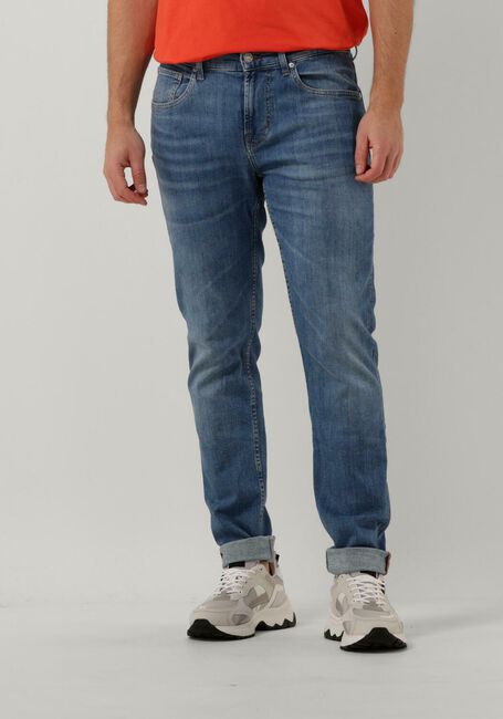 Blauwe 7 FOR ALL MANKIND Slim fit jeans SLIMMY TAPERED STRETCH TEK NOMAD - large