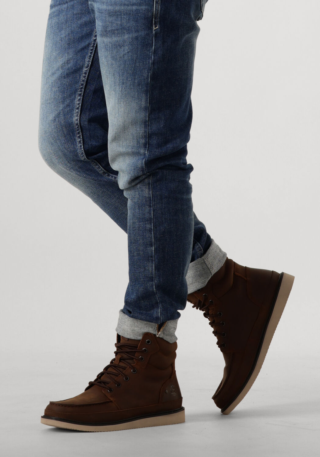 Bruine TIMBERLAND Veterboots NEWMARKET MID LACE UP BOOT - large