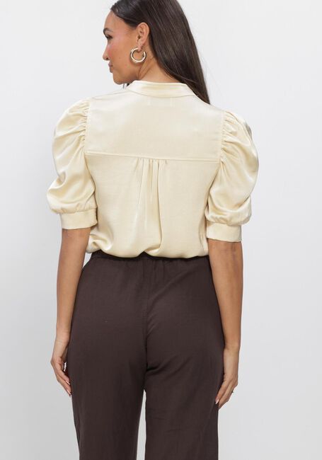 Gele NEO NOIR Blouses ROELLA HEAVY SATEEN BLOUSE - large