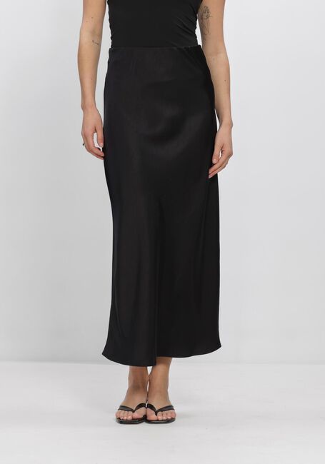 Zwarte NEO NOIR Maxirok VICKY HEAVY SATEEN SKIRT - large
