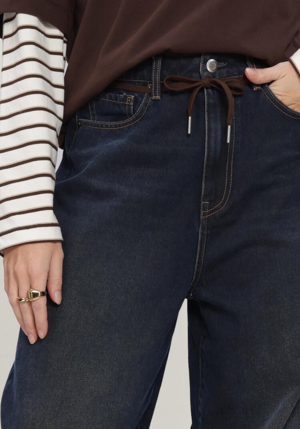 Blauwe CATWALK JUNKIE Barrel jeans BAGGY FIT JEANS - large
