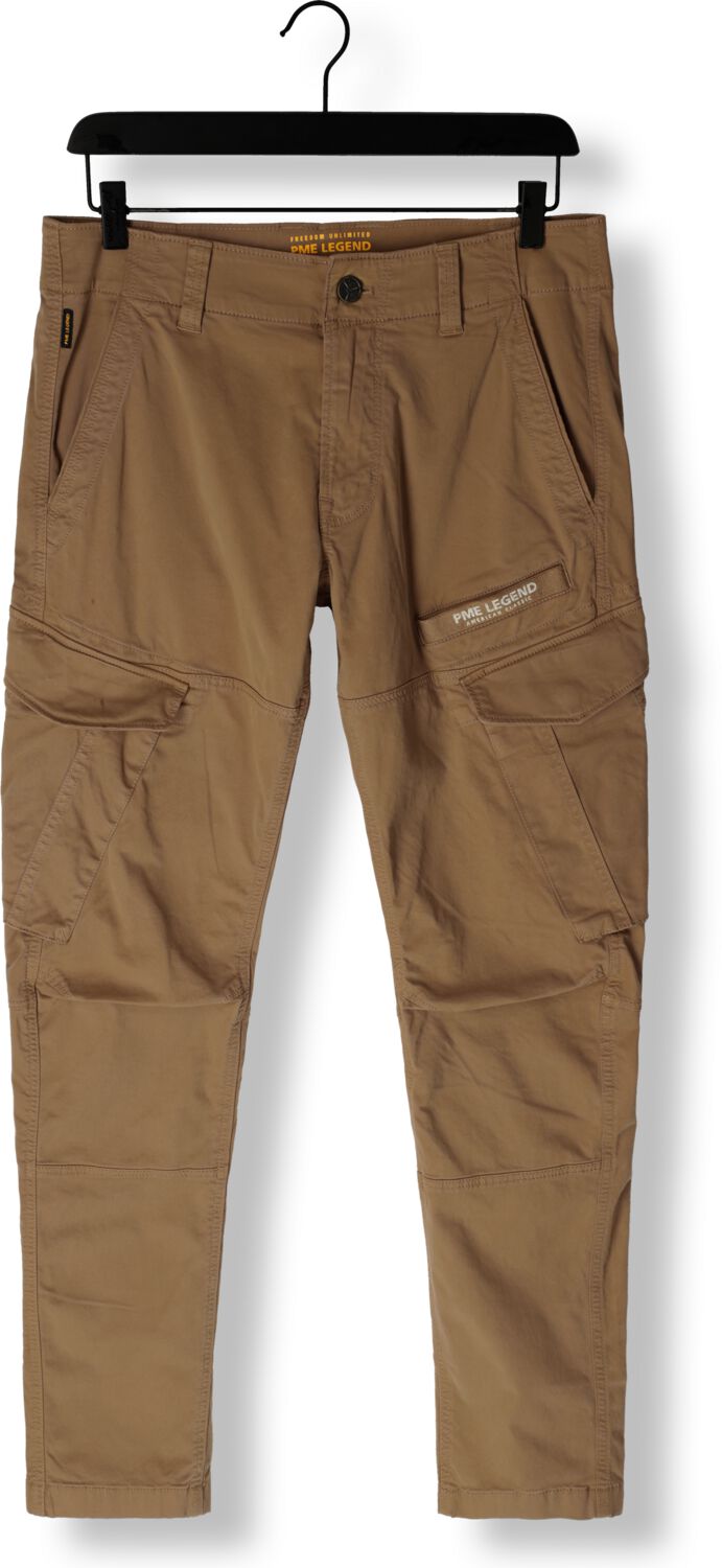 PME LEGEND Heren Broeken Nordrop Cargo Stretch Twill Bruin