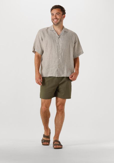 Olijf SELECTED HOMME Zwembroeken SLHCOOPER-SEERSUCKER SWIMSHORTS - large