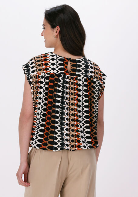 Witte SUMMUM Blouse TOP HONEYCOMB PRINT ON VISCOSE EA - large