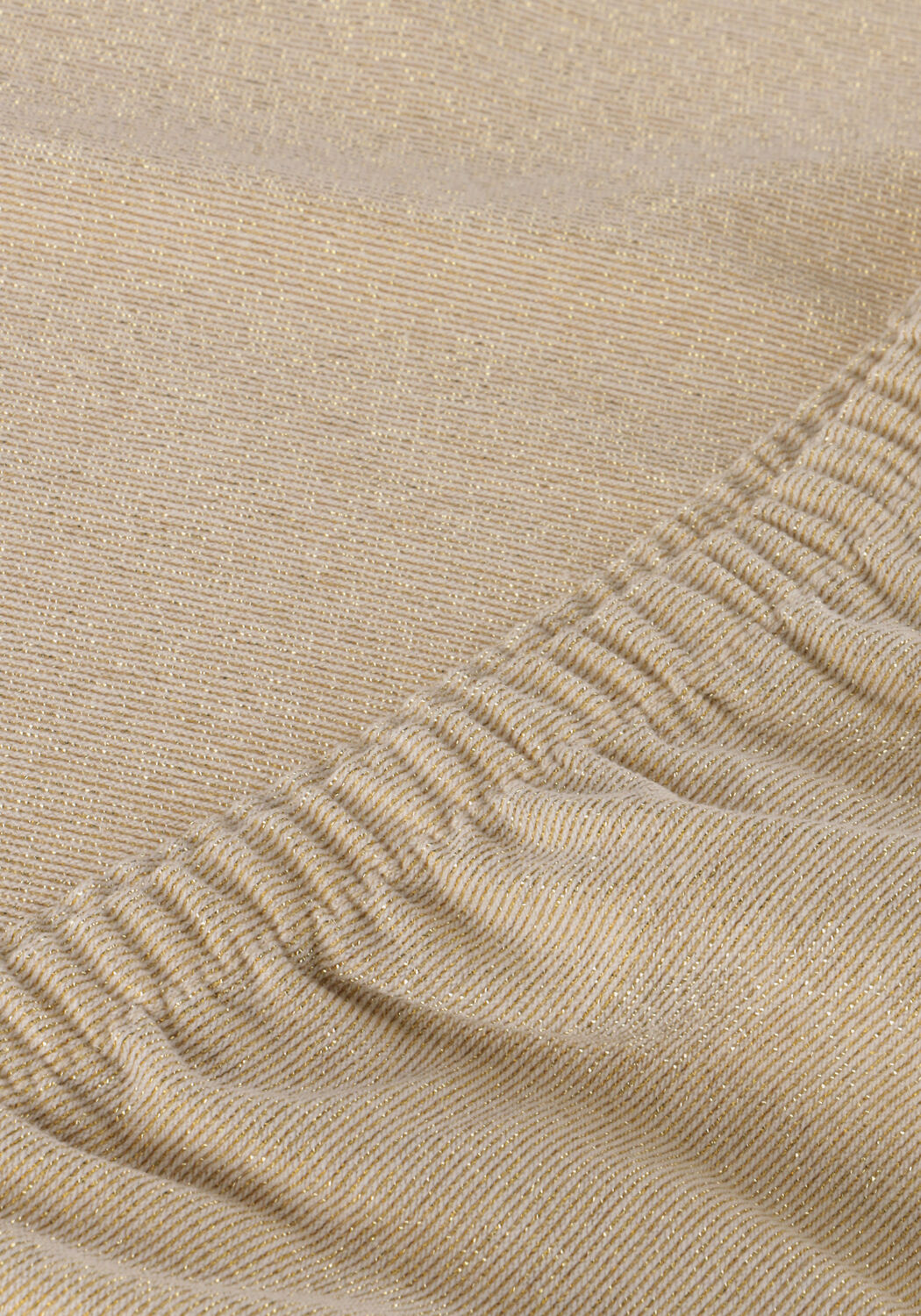 Gebroken wit SUMMUM Top TOP SHORT SLEEVE FLUID LUREX JERSEY - large