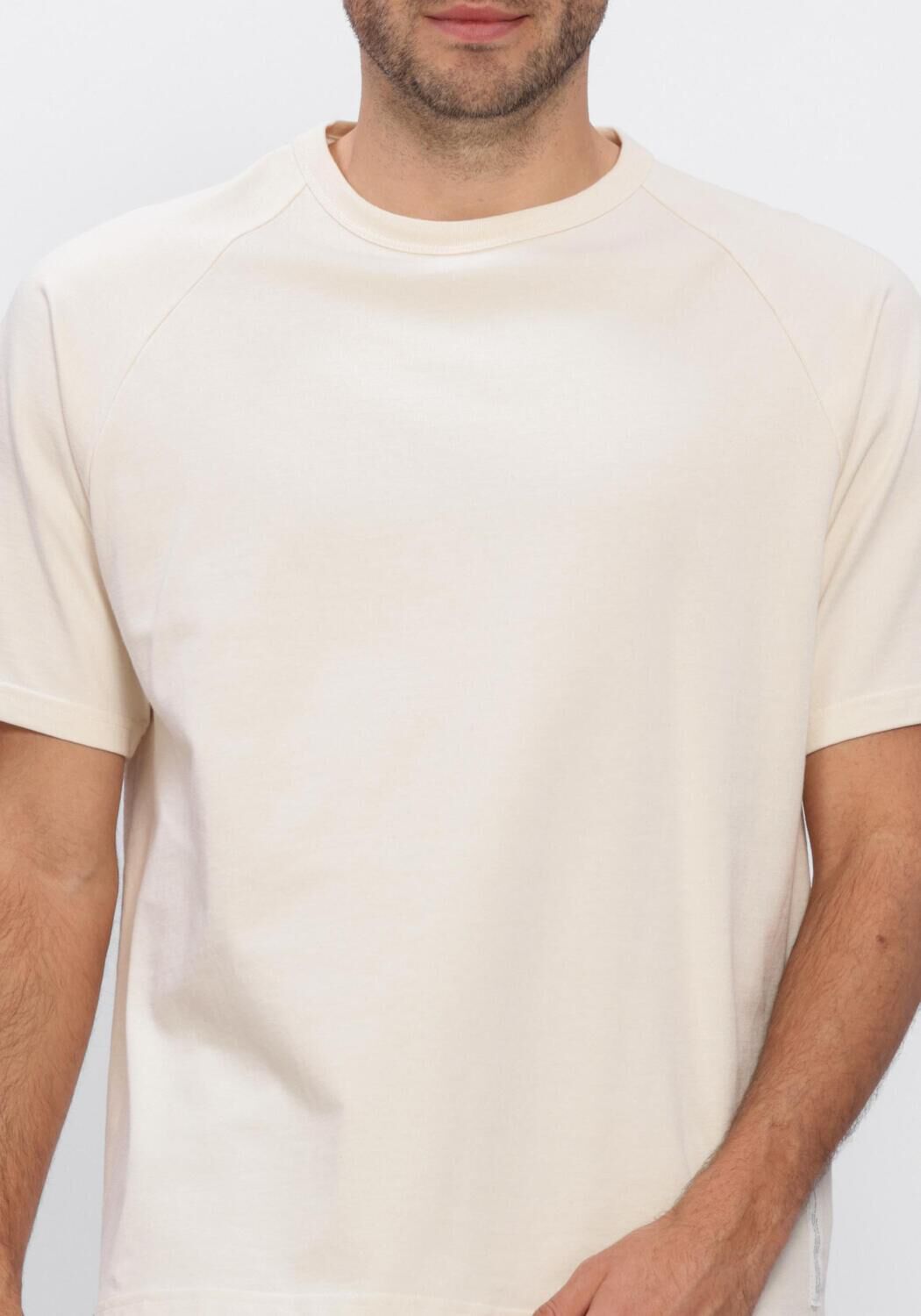 Ecru ANERKJENDT T-shirt AKVILLADS UNDYED SS TEE - large