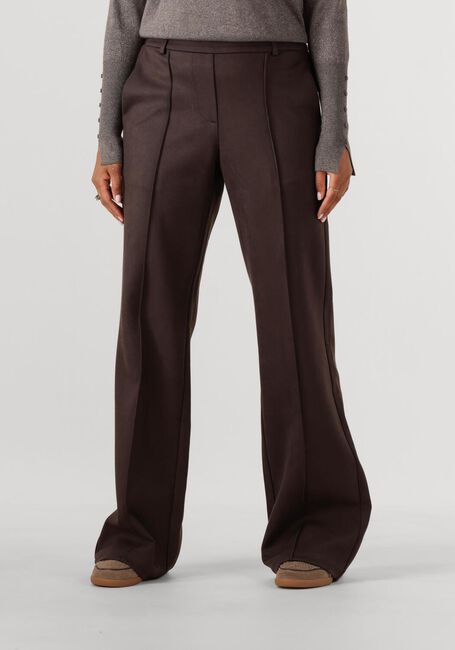Bruine NUKUS Wijde broek JILL PANTS SCUBA - large