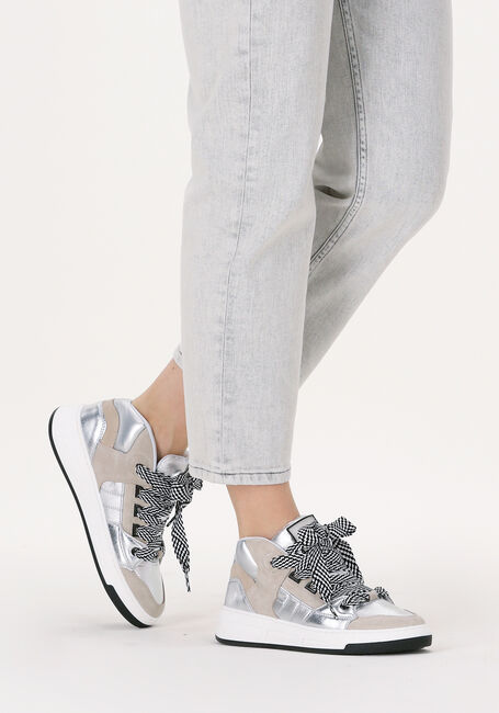 Zilveren TORAL Hoge sneakers NICK - large