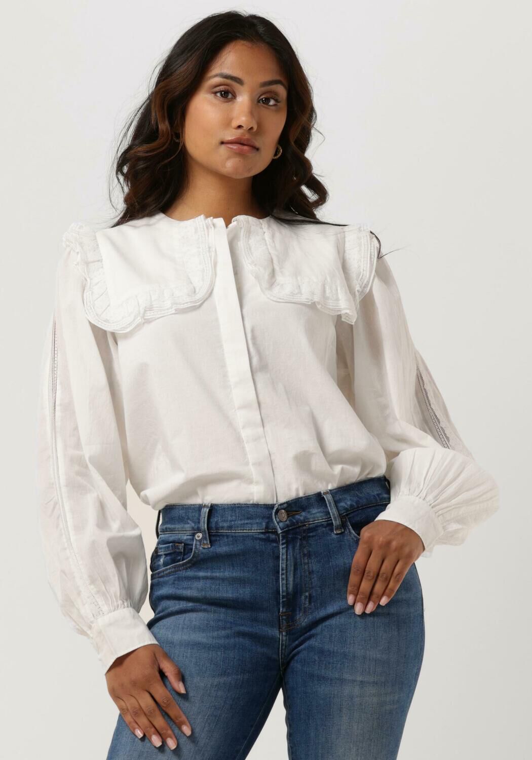 Mode Blouses Kanten blouses H&M Kanten blouse wit elegant 