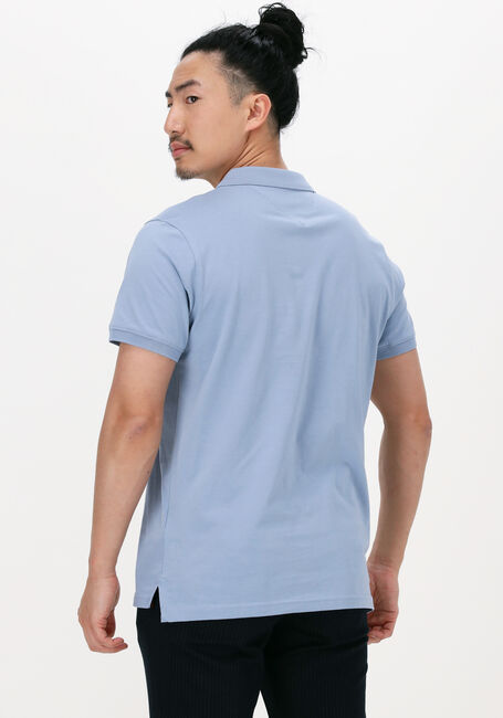 Lichtblauwe TOMMY HILFIGER Polo CLEAN JERSEY SLIM POLO - large