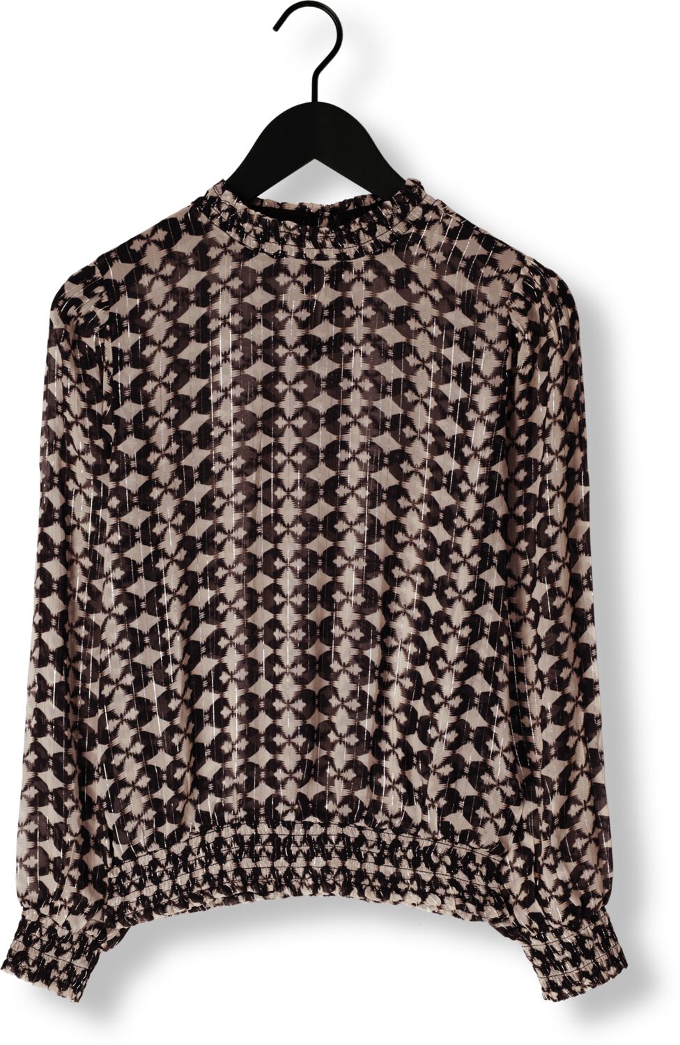 AAIKO Dames Blouses Maura Vis 515 Zwart