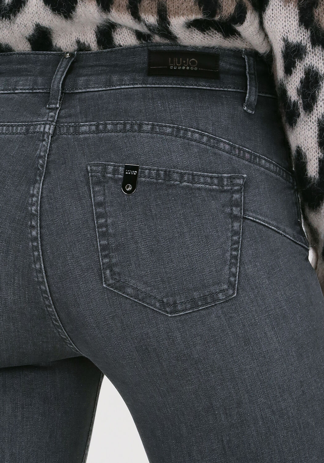 Grijze LIU JO Slim fit jeans B.UP NEW CLASSY | Omoda