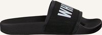 Zwarte THE WHITE BRAND Badslippers ELASTIC MINIMAL KIDS - medium
