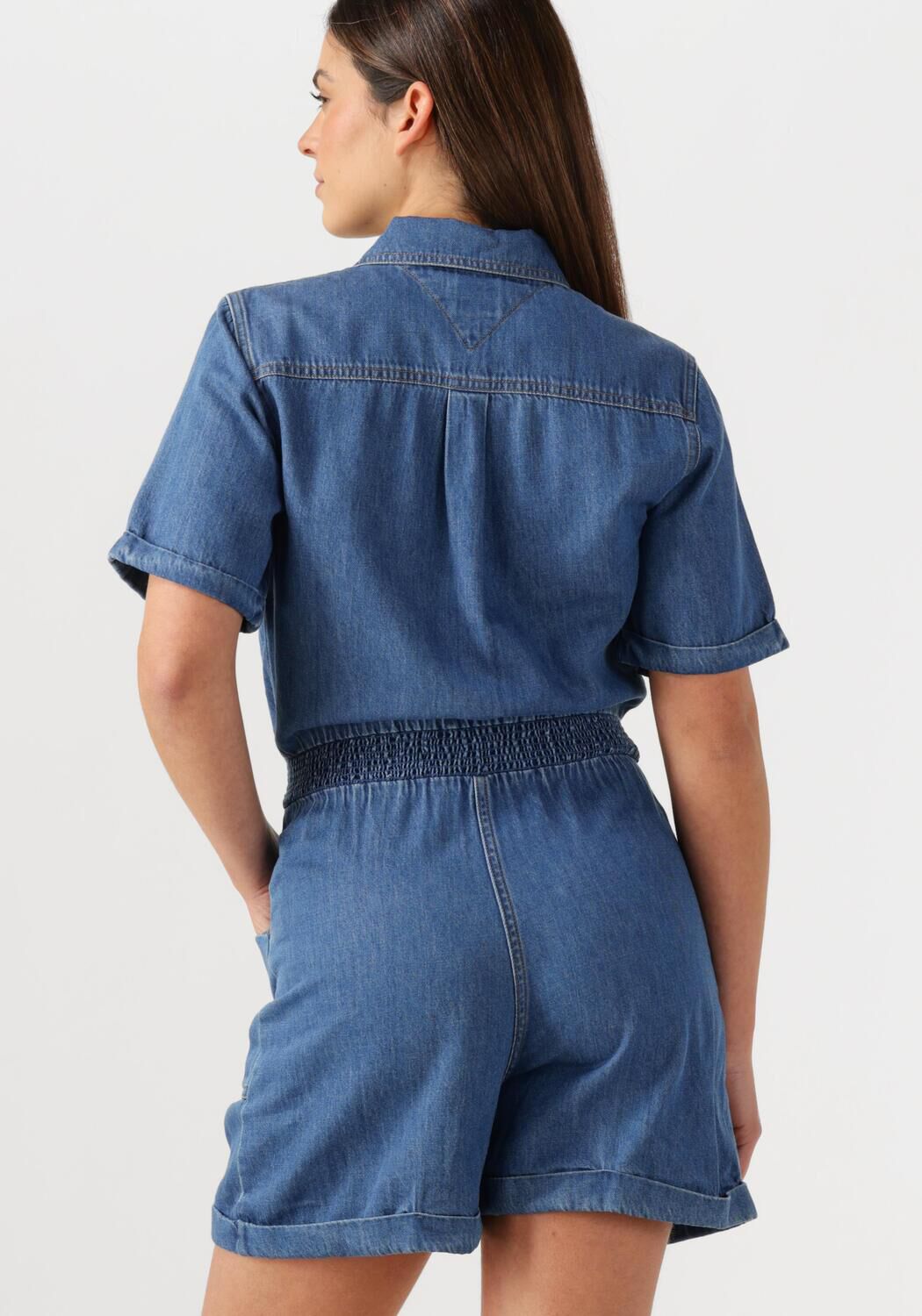 TOMMY JEANS Dames Jumpsuits Tjw Lt Denim Playsuit Blauw