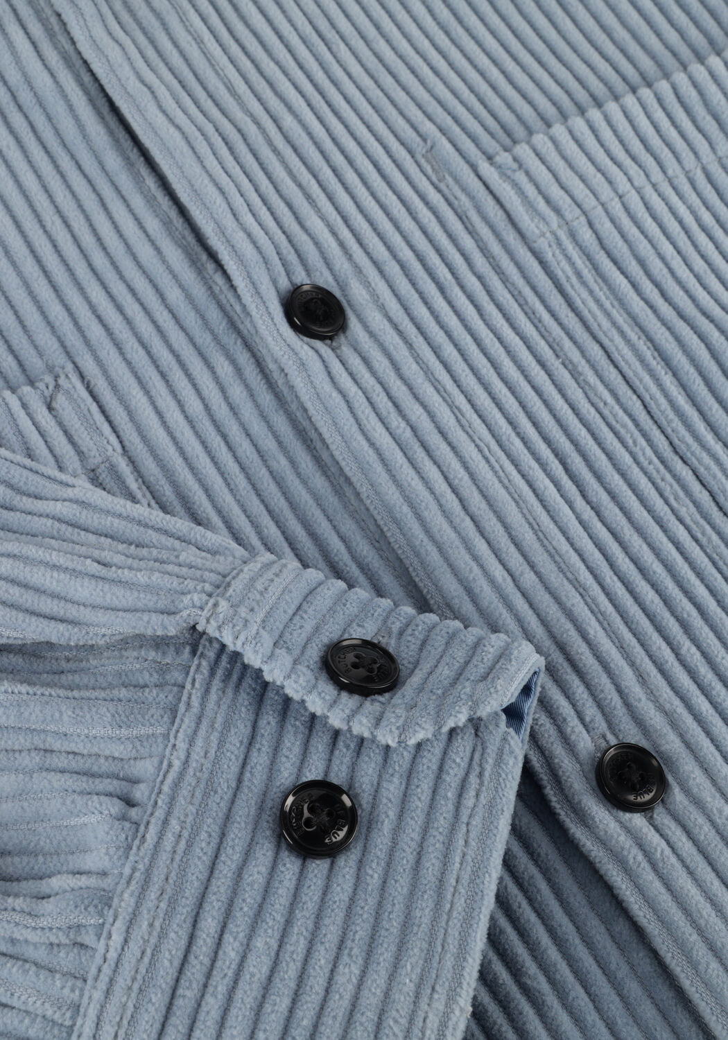 Lichtblauwe BUTCHER OF BLUE Overshirts COLBY CORD OVERSHIRT - large