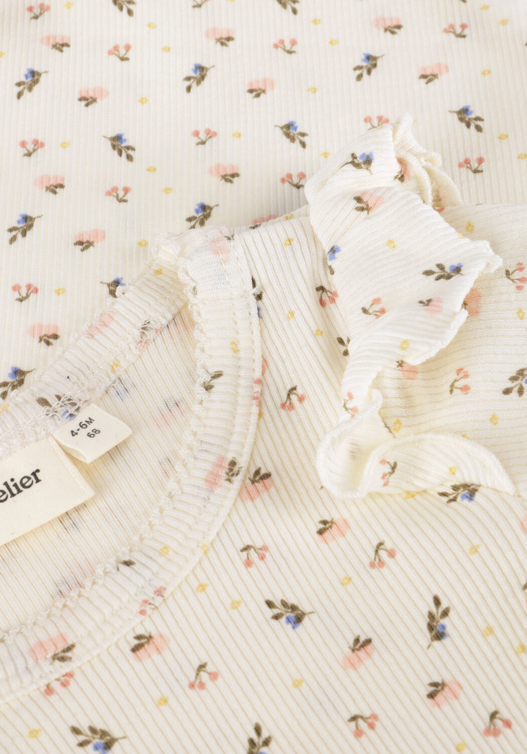 Ecru LIL' ATELIER Rompers NBFGAGO KIK SS SLIM BODY LIL - large