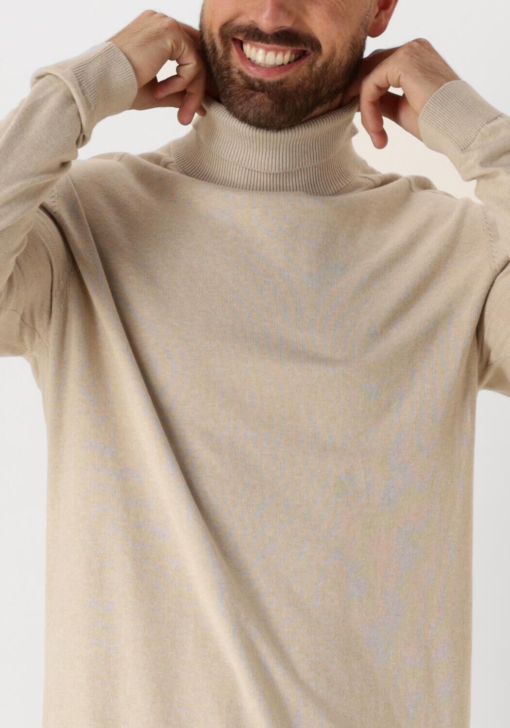 SELECTED HOMME Heren Truien & Vesten Slhberg Roll Neck Noos Beige
